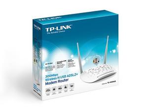 Router Tp-link Adsl Wireles 300mbps 4plan Td-w