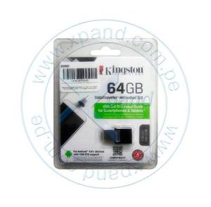 Memoria Flash Usb Kingston Datatraveler Microduo, 64gb.
