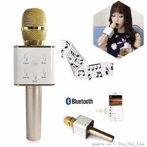 Micrófono Con Parlante Karaoke Inalambrico Bluetooth Y Usb