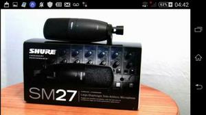 Microfono Shure Condensador Sm 27