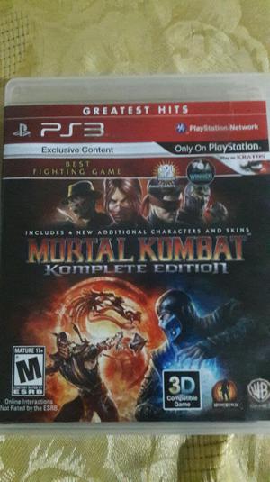 Mortal Kombat Esition Completa Ps3