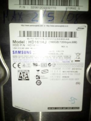 a Disco Duro Interno Samsung 160gb