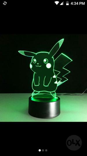 Lámpara Led Pikachu