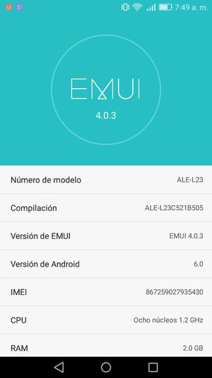 Cambio O Vendo Mi P8 Lite de 16gb