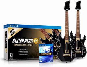 Guitar Hero Live Ps4 Pack 2 Guitarras + Juego