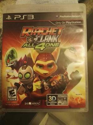 Juego Ps3 Ratchet Clank All 4one