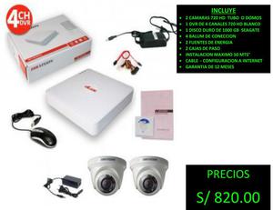 KIT DE CAMARAS2 DVR1ACCESORIOS