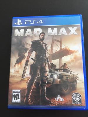 Mad Max Ps4(Códigos Intactos)