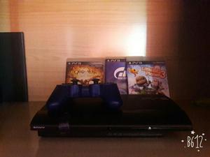 Vendo Ps3 de 500gb con Cuatro Juegos