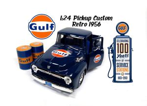 Auto Escala 1:24 Pickup GULF OIL Custom Retro