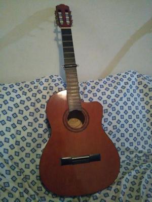 Guitarra Acústica Villalta Con Capotraste