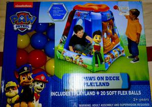 Paw Patrol Inflable con Pelotas 2 Añitos