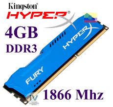 Memorias DDR3 Kingston Hyper 4GB Buss 