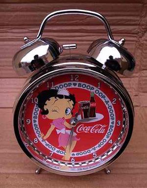 Reloj Despertador Betty Boop Coca Cola - Mafalda - Mickey