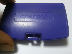 Tapa De Bateria Game Boy Color Morado Original