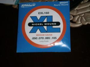 Cuerdas Nickel Wound Xl Medium Gauge Long Scale Exl160
