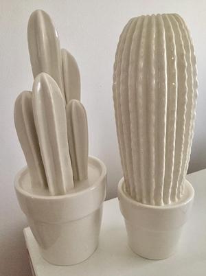 Pareja de Cactus de Ceramica