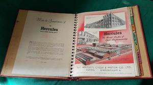 Vintage Libro Guia De Repuestos De Bicicleta Hercules