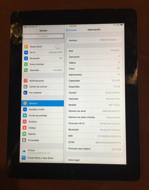 iPad 2 16Gb Wifi + Red Celular 8/10