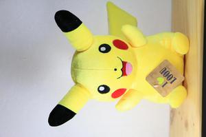 peluche de pikachu antialergico, de 27cm, original, nuevo.