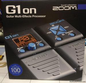 Pedalera Multiefectos de guitarra Zoom G1on nuevos