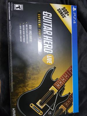 Guitar Hero Live Ps4 Nuevo 2 Guitarras