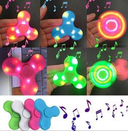 Hand Spinner LED  con reproductor de musica inalambrico