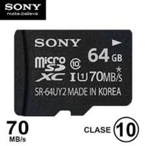 Memoria Sony 64gbs