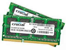 Memoria ram 4GB 2x2 DDR Mhz