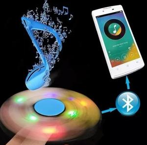 Spinner con Bluetooth Y Luces Recargable