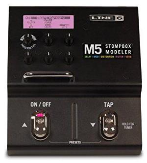 Vendo Efectos LINE 6 M5 STOMPBOX MODELER, conexion MIDI.