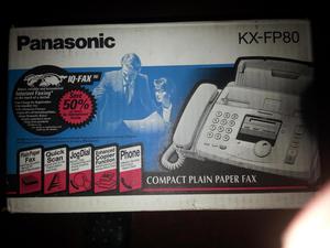 Compact Plain paper fax KXFP80