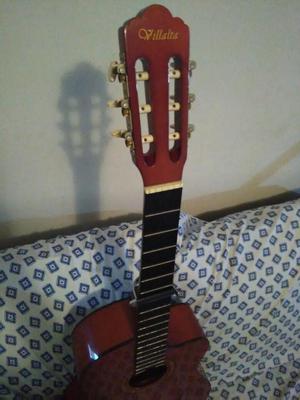 Guitarra Acústica Villalta Más Capotraste y Plumilla