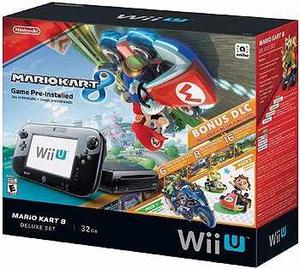 Nintendo Wiiu Mario Kart 8 Con Dlc Y Super Mario 3d World