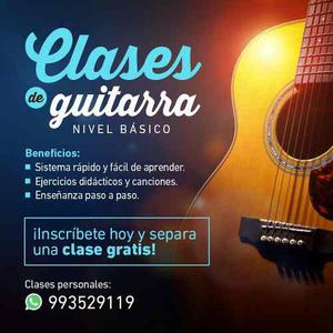 Clases De Guitarra(Iniciación)