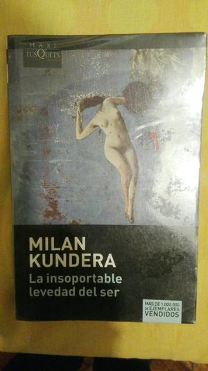 Libro Kundera La Insoportable Levedad...