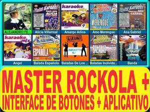 Master Rockola+interface+aplicativo+capacitacion A 120 Soles