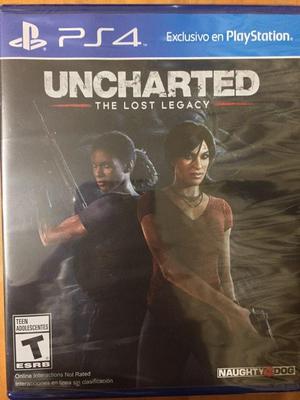 Uncharted The Lost Legacy Juego de Play 4 Ps4 Nuevo Sellado