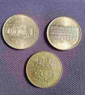 Monedas Conmemorativa Italianas 200 Liras 