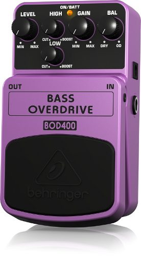 Pedal Bod400 Bass Overdrive Behringer Para Bajo