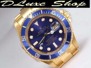 Rolex Submariner Dorado y azul