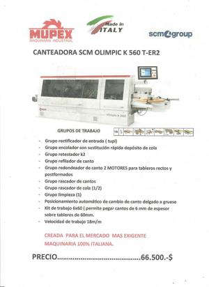 CANTEADORA SCM OLIMPIK K 560