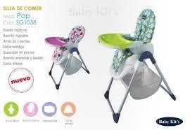 silla de comer marca baby kits para niña