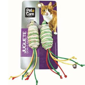 Juguete Doble Ratón Para Mascota / Gato - Pet Care