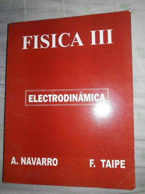 Libro de Electrodinámica Navarro, Taipe