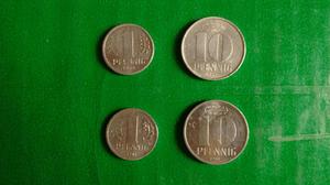 Lote de monedas de Republica Democratica Alemana