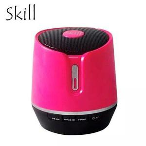 Parlante Skill Bluetooth Barril Pink Hands Free/micro Usb Po