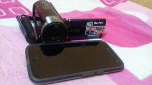 Moto G4 Plus/filmadora Sony Impecable