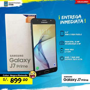 Samsung Galaxy J7 PRIME 16GB Libre de Fábrica Nuevo Caja