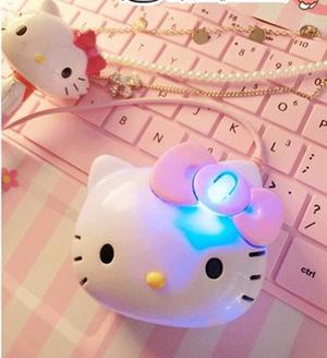Mouse Hello Kitty con Luz Led